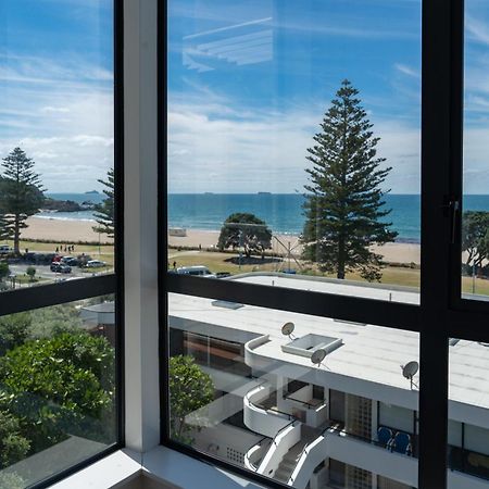 Ocean View Beach Escape - Top Floor Apartments, Mt Maunganui Base Mount Maunganui Luaran gambar