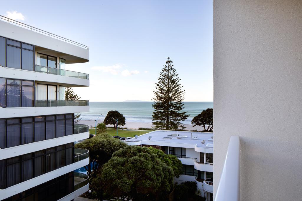 Ocean View Beach Escape - Top Floor Apartments, Mt Maunganui Base Mount Maunganui Luaran gambar